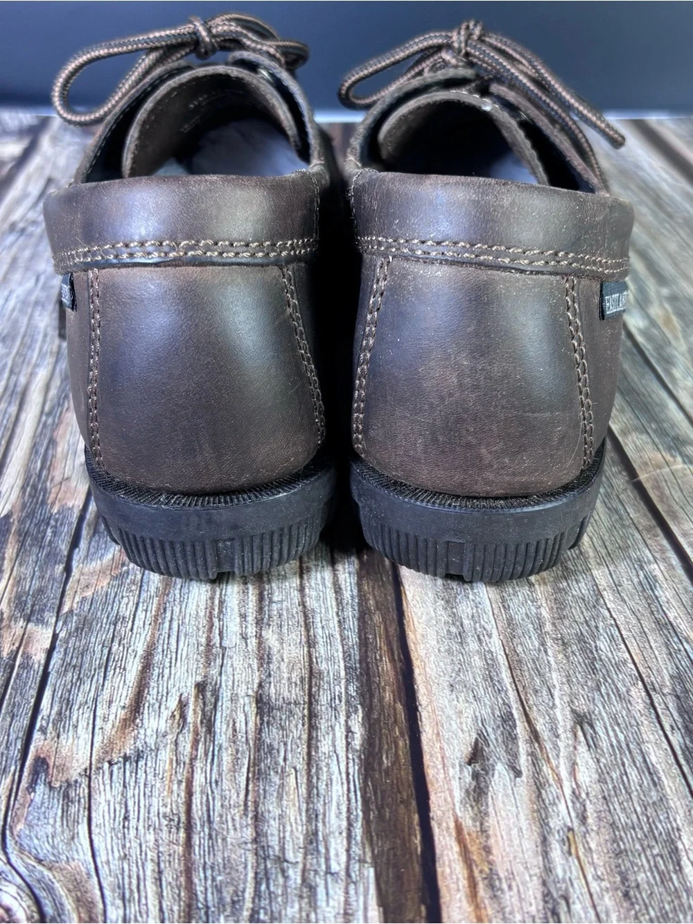 Eastland Falmouth Camp Moc Leather Oxfords 8.5M | Coastal Grandmother Classic